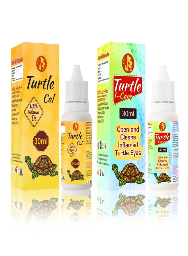 سايج سكوير سيج سكوير للعناية بالحيوانات الأليفة الدولية، قطرات العناية بالسلاحف والكالسيوم | عيون منتفخة وملتهبة وصدفة قوية | الكالسيوم والتغذية الأساسية لنمو صحي | رعاية صحية كاملة للسلاحف (30 مل) (عبوة من قطعتين) - Image 1